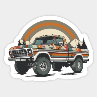 Ford Truck Vintage Highboy Design Sticker